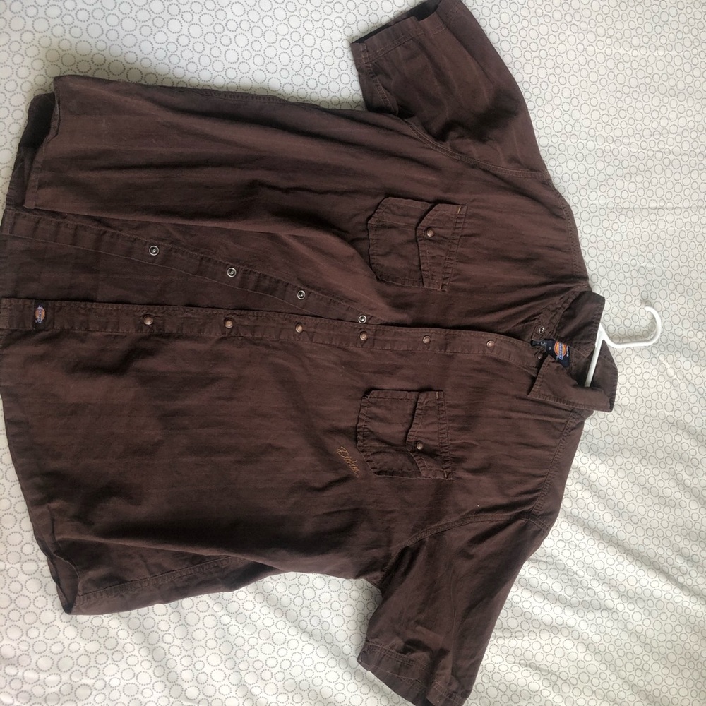 Dickies Button Up Work Shirt